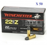 Cartouches 22LR Z Winchester  boite de 50 