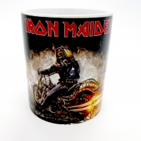 Mug Iron Maiden en ghost rider  