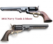 Revolver Colt 1851 Navy Yank acier 