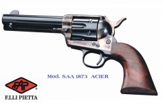 Revolver Colt  SAA 1873 frontier Acier 
Cal.380 / 9mm à blanc