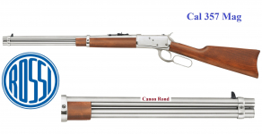 Winchester Puma M650 
Canon ROND 61 cm (24’’) Nickelée 