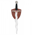 Dague Médiévale Templier sur socle de 36 cm   