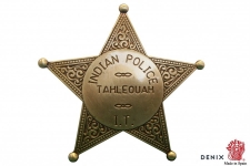 Insigne , plaque de la police indienne  