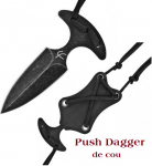 Push-Dagger moyen FP  lame de 6 cm  