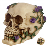 Crâne tête de mort 
Rose Multiple Violette  