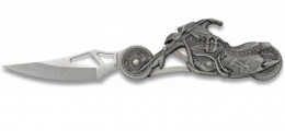 Couteau Pliant Moto indien  
lame de 8.9 cm avec lampe  