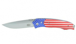 Couteau pliant drapeau USA  
lame de 8.5 cm   
