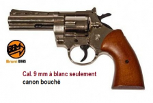 Revolver PYTHON 380  Nickelé 
réplique du 357 Magnum  
