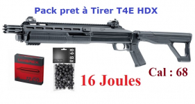 Pack  Fusil HDX 68  T4E ( 16 joules)
