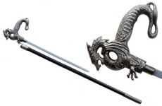 Canne épée dragon chinois royal   