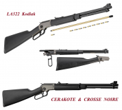  Carabine  Chiappa LA322   Mod. Winchester Kodiak  
Canon & Crosse noire  22Lr  à levier sous garde 