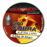 Plombs umarex Cobra strié « Tête POINTUE »
 Cal 4.5 mm  