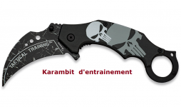 Couteaux Karambit punisher 
d’entrainement  