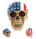 Crâne tête de mort Drapeau Americain  