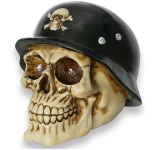 Crâne tête de mort avec  casque Allemand  