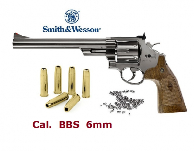 Colt SAA45 metal et nickel - Revolver à billes acier