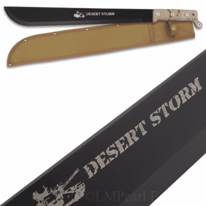 Machette DESERT STORM camo sable