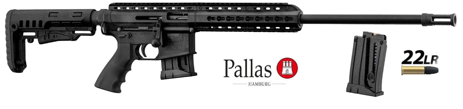 Carabine  DEEP  Pallas  BA-15  Black  Cal : 22 Lr