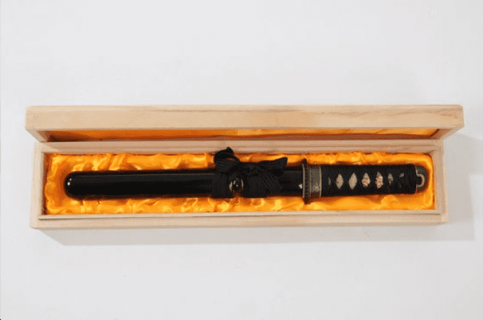 TANTO  Fudoshin  Lame Damas noir feuille