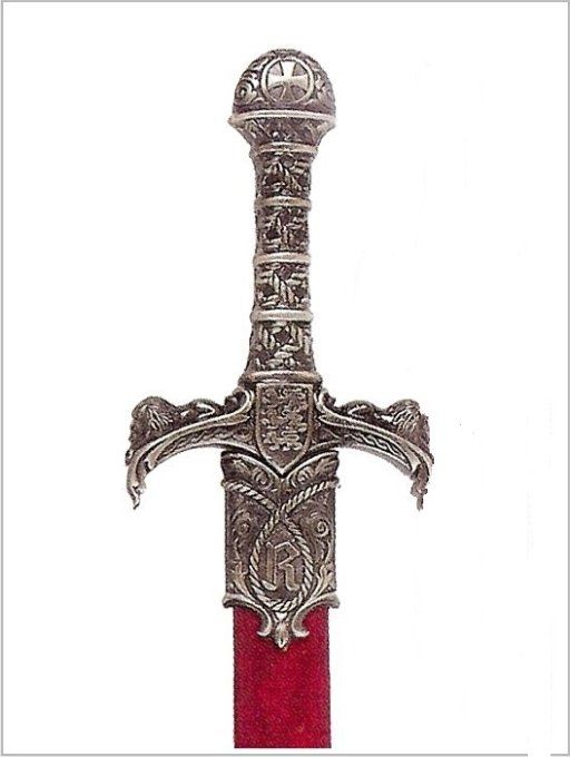 Dague Richard cœur de lion de 45 cm
