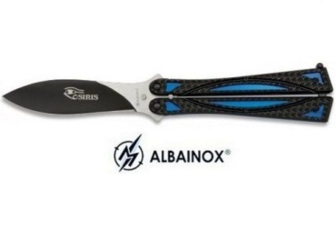 Couteau papillon OSIRIS Bleu
