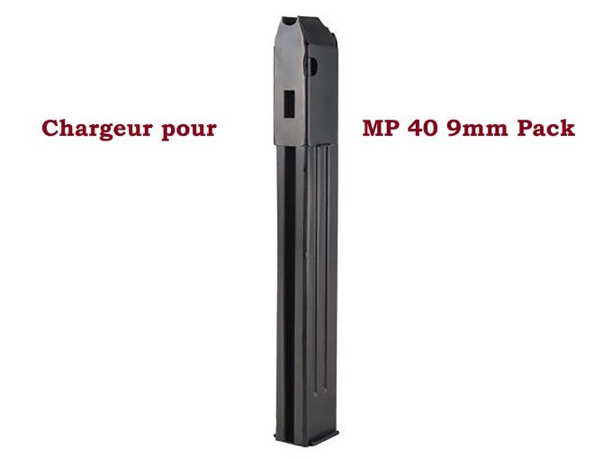 Réplique GSG MP40 à blanc 9 mm Pack