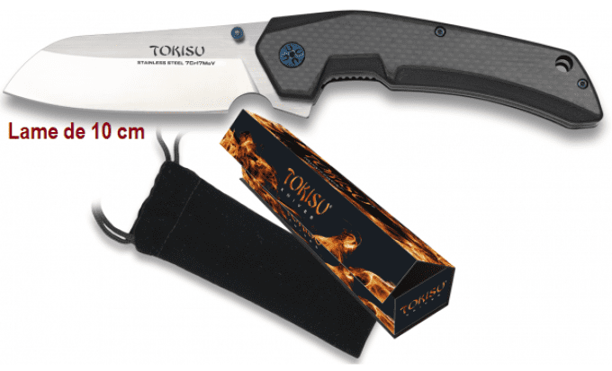 Couteau Pliant lame de 10 cm « TOKISU »
