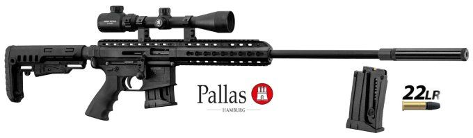 Carabine  Pallas  Silence BA-15  Black  Cal : 22 Lr
