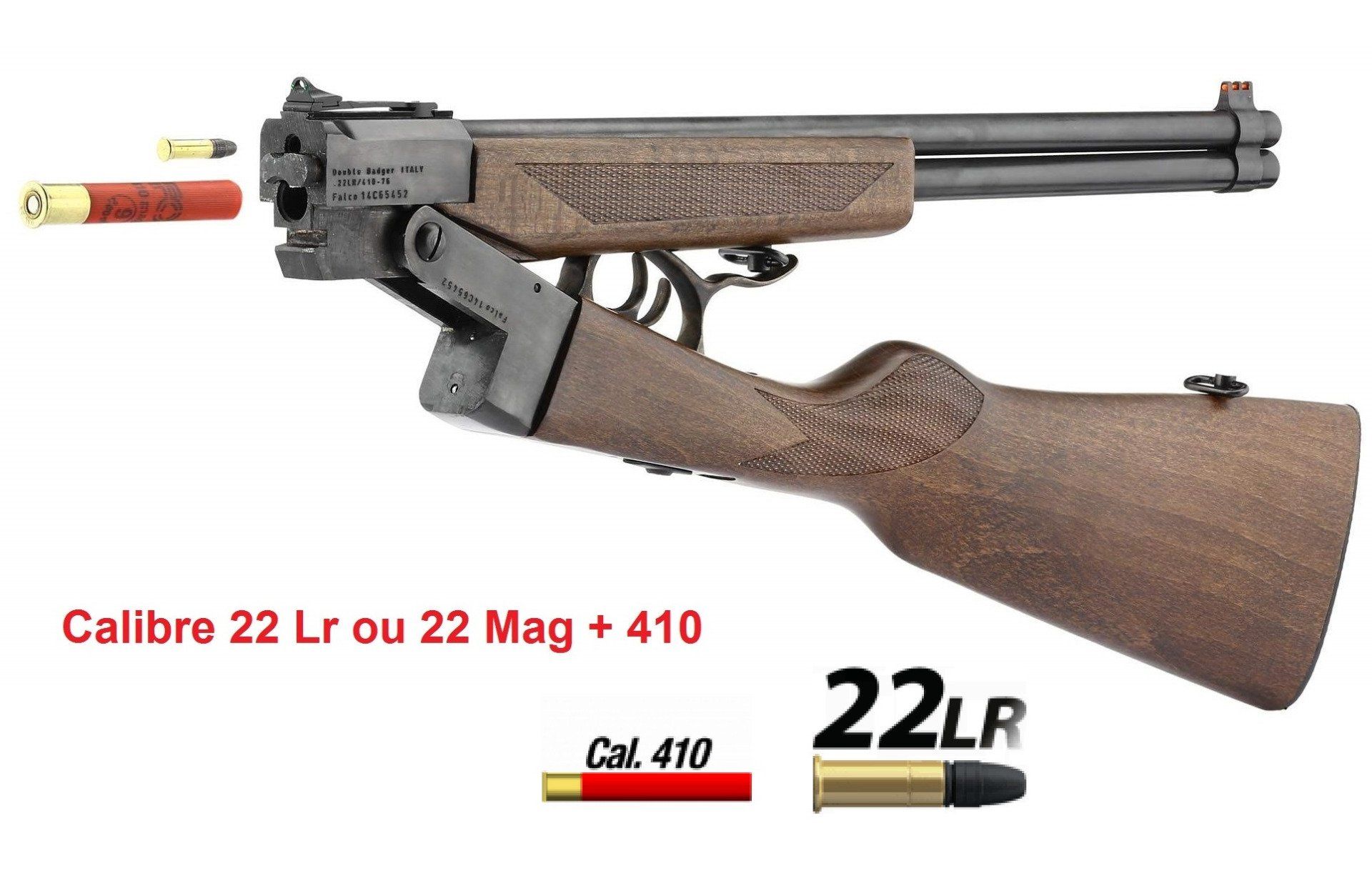 Carabine 22 LR / 410  Chiappa Double Badger