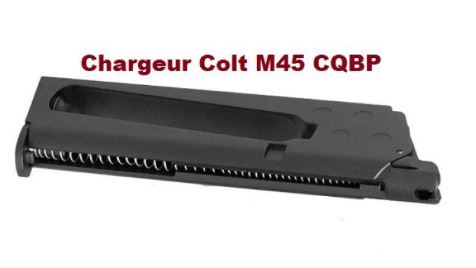 Chargeur pour  COLT M45  CQBP   Co2  Billes Acier Cal 4.5