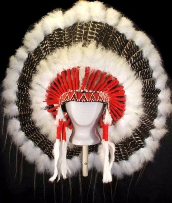 Coiffe indienne Navajo de 36 pouces Made in USA ( Mod SPIRIT EAGLE )