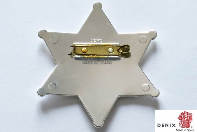Etoile de shériff Sliver 6 pointes