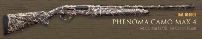 FUSIL PHENOMA Armsan Camouflage Max 4 ** Cal 12/76