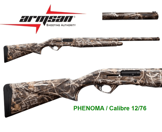 FUSIL PHENOMA Armsan Camouflage Max 4 ** Cal 12/76
