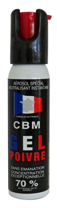 Bombe Anti-Agression GEL RED PEPPER (poivre)  25 ml
