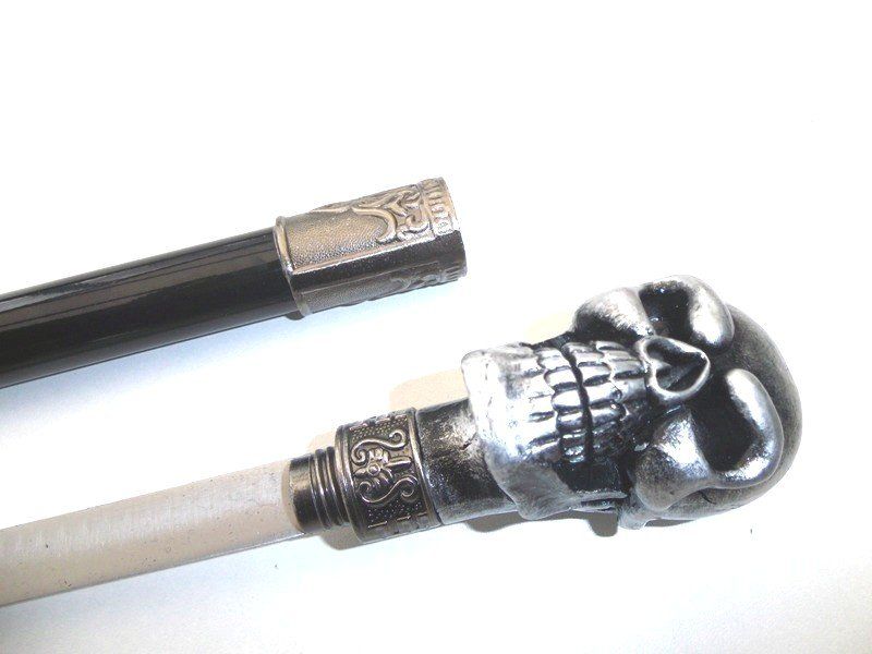Canne épée Tête de Mort