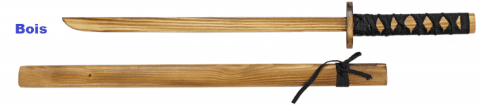 Katana en bois