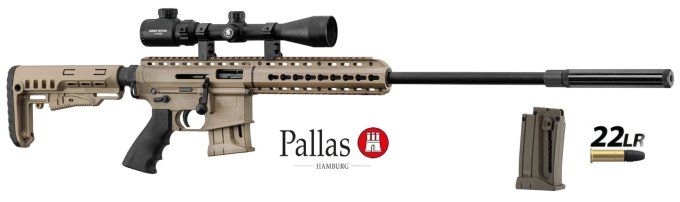 Carabine  Pallas  Silence BA-15  Tan  Cal : 22 Lr