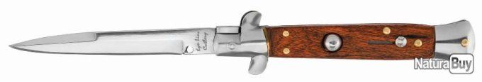 Couteau pliant Automatique Bois sicilien Lame de 10 cm