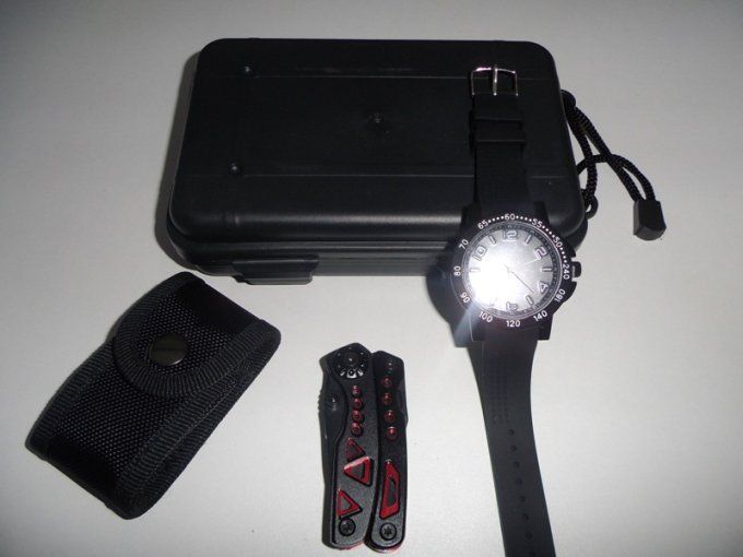 Coffret Multifonction Noir et Rouge