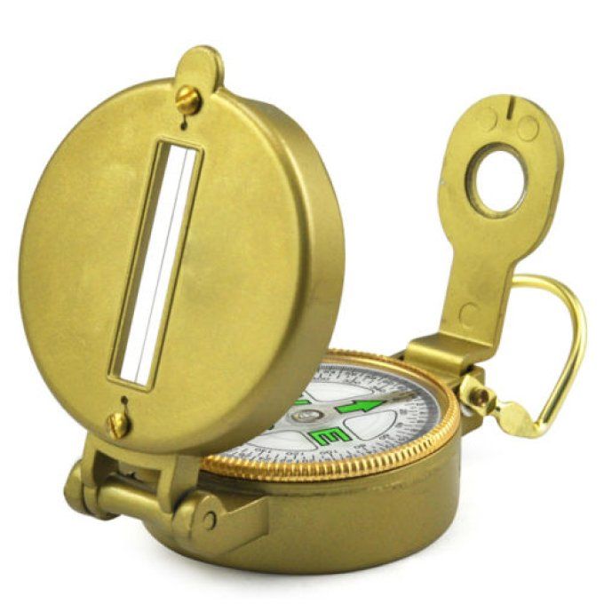 Boussole de l’Ingénieur METAL Doré - BARBARIC   