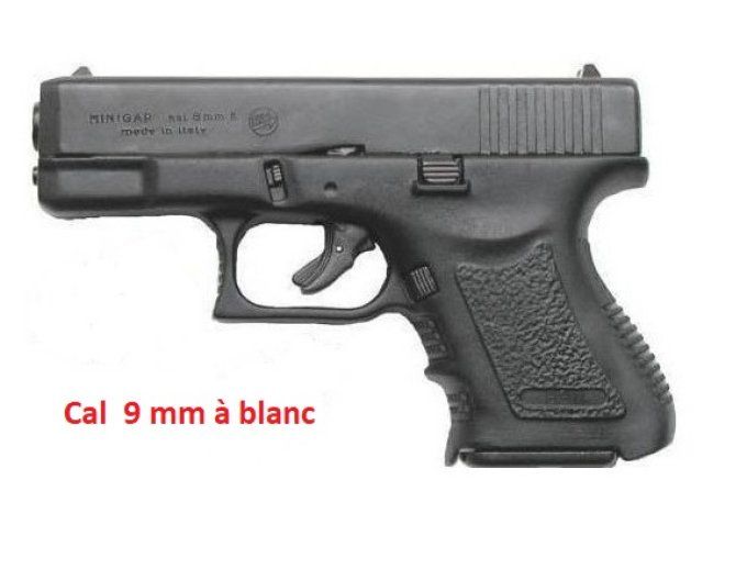 lot de 3 armes de dissuasion de défence ou d'entrainement à blanc