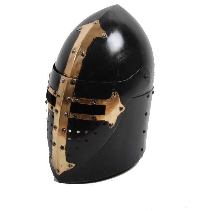 Casque Templier * Noir