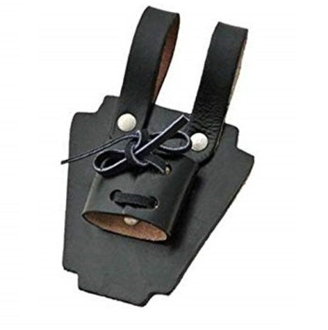 Porte épée cuir noir