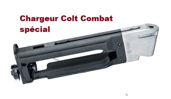 Chargeur pour  Colt combat    Co2  Billes Acier Cal 4.5