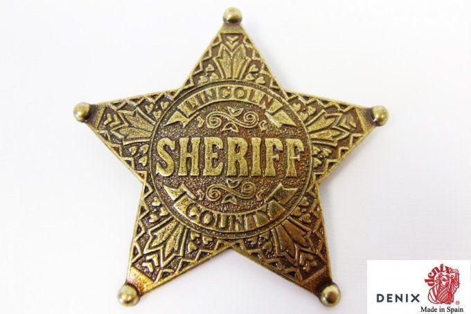 Etoile shériff Lincoln County 5 pointes