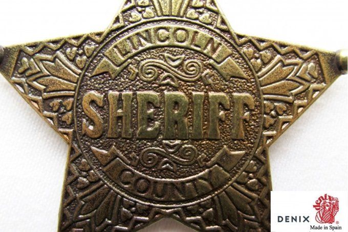 Etoile shériff Lincoln County 5 pointes