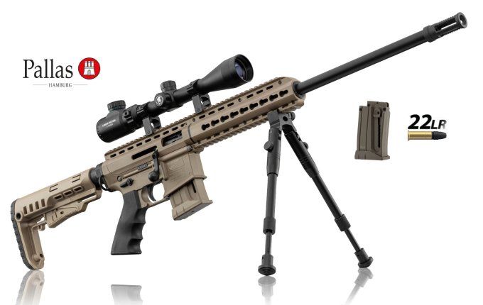 Pack Carabine  Pallas  Sniper BA-15  Tan  Cal : 22 Lr