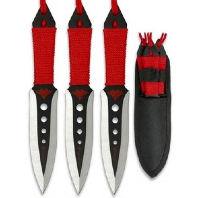 Couteau de LANCER Rouge
