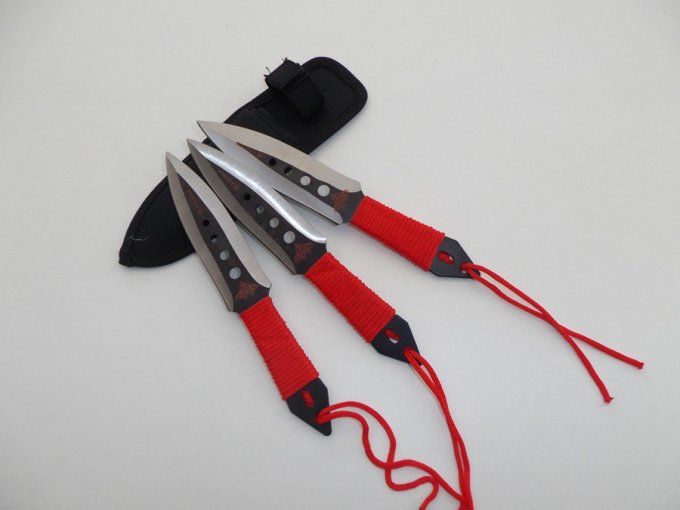 Couteau de LANCER Rouge